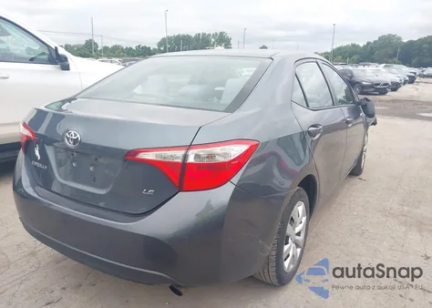 2014 Toyota Corolla Le from USA, damaged, VIN 2T1BURHE1EC221640